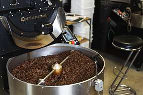 Herzstück &quot;Röstmaschine&quot;